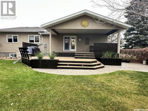 744 Washington Drive, Weyburn, SK - Outdoor With Deck Patio Veranda