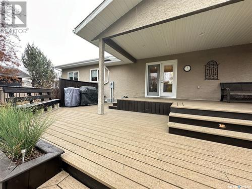 744 Washington Drive, Weyburn, SK - Outdoor With Deck Patio Veranda With Exterior