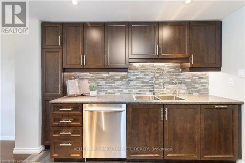 11 Waterford Crescent, Hamilton, ON - Indoor Photo Showing Kitchen With Double Sink