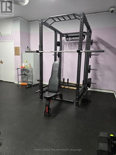 509 - 45 Pond Mills Road, London, ON - Indoor Photo Showing Gym Room