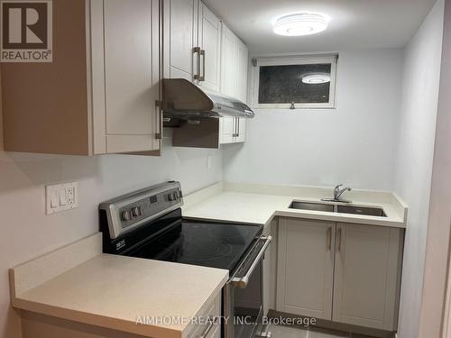 Lower - 7119 Fayette Circle, Mississauga, ON - Indoor Photo Showing Kitchen With Double Sink