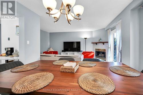 136 Essling Avenue, Hamilton, ON - Indoor Photo Showing Living Room With Fireplace