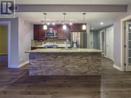 75 Martin Street Unit# 702, Penticton, BC - Indoor Photo Showing Kitchen With Stainless Steel Kitchen With Upgraded Kitchen