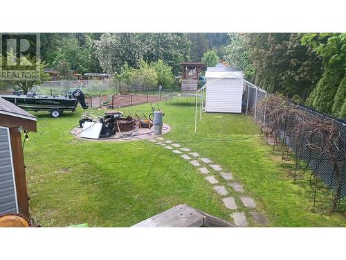 Back Yard from Sun Room - 162 Pearkes Drive, Revelstoke, BC - Outdoor