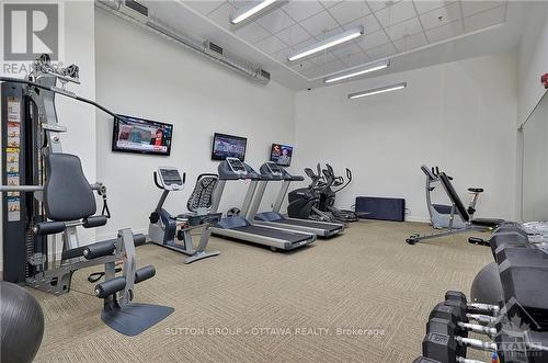 808 - 354 Gladstone Avenue, Ottawa, ON - Indoor Photo Showing Gym Room