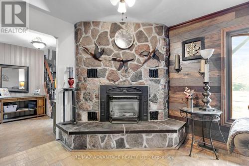 403167 Robinson Road, South-West Oxford, ON - Indoor Photo Showing Living Room With Fireplace