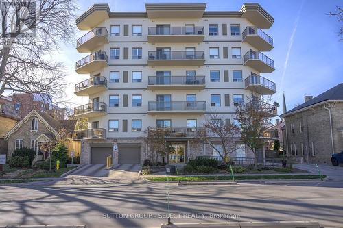 304 - 435 Colborne Street, London, ON - Outdoor With Balcony With Facade