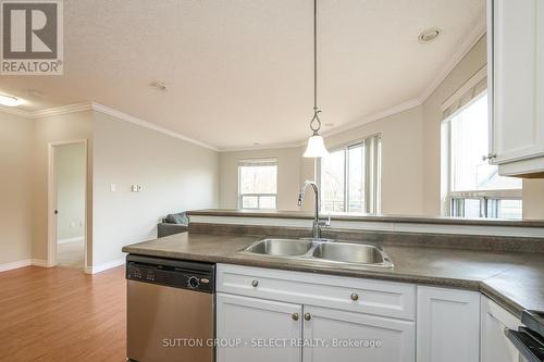 304 - 435 Colborne Street, London, ON - Indoor Photo Showing Kitchen With Double Sink