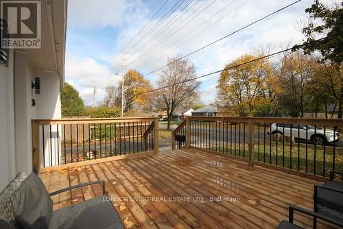 225 Trowbridge Avenue, London, ON - Outdoor With Deck Patio Veranda With Exterior