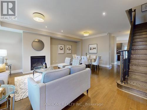 79 Village Parkway, Markham, ON - Indoor Photo Showing Living Room With Fireplace