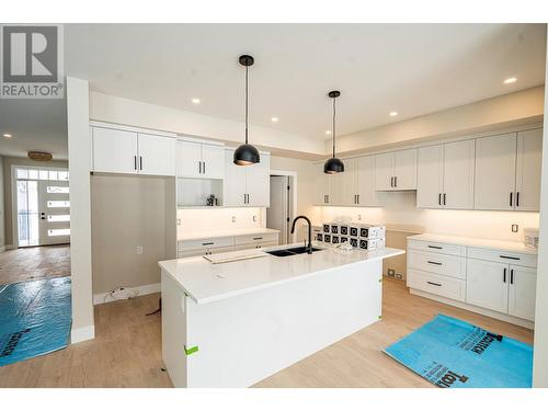 3078 Flume Court, West Kelowna, BC - Indoor Photo Showing Kitchen With Double Sink