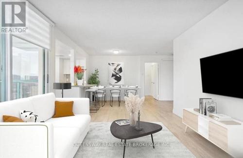 904 - 75 Ellen Street, Barrie, ON - Indoor Photo Showing Living Room