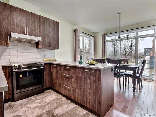 Kitchen - 9460 Rue Robitaille, Montréal (Mercier/Hochelaga-Maisonneuve), QC - Indoor Photo Showing Kitchen With Upgraded Kitchen