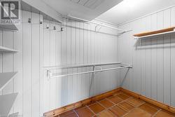 Oversized walk-in closet could be converted into kitchenette for self-contained separate living area or in-law suite. - 