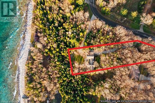 3/4 acre property on exclusive Moore Street. A quiet a area and a short walk to the quant Village of Lions Head. - 92 Moore St, Lion'S Head, ON - Outdoor