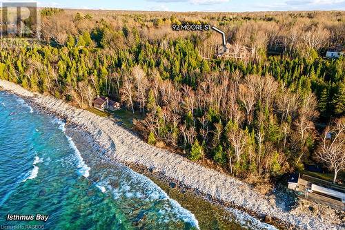 Set on the Niagara Escarpment overlooking Georgian Bay. - 92 Moore St, Lion'S Head, ON - Outdoor With View