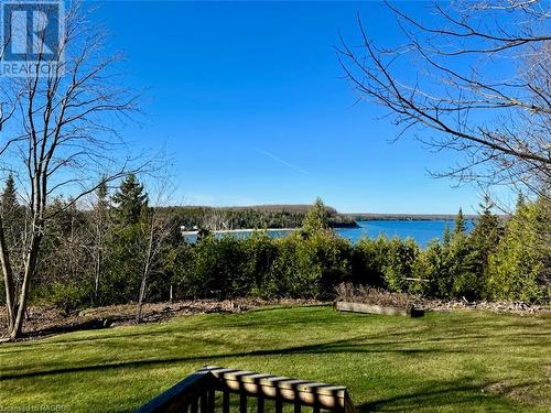 Or just sit back, relax and enjoy the peaceful view. - 92 Moore St, Lion'S Head, ON - Outdoor With View