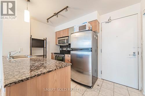 3708 - 38 Grenville Street, Toronto, ON - Indoor Photo Showing Kitchen With Double Sink