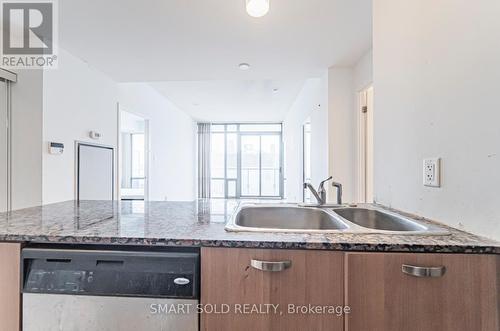 3708 - 38 Grenville Street, Toronto, ON - Indoor Photo Showing Kitchen With Double Sink