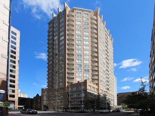 1101-100 Hayden St, Toronto, ON - Outdoor With Balcony With Facade