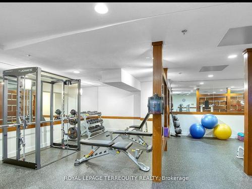 1101-100 Hayden St, Toronto, ON - Indoor Photo Showing Gym Room