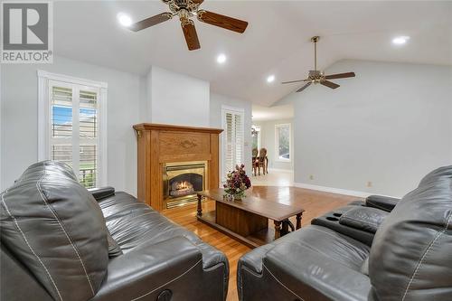 49 Argyle Street, Lambton Shores, ON - Indoor Photo Showing Living Room With Fireplace