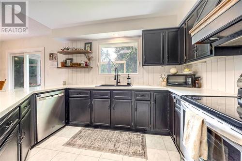 1603 Holden Drive, Sarnia, ON - Indoor Photo Showing Kitchen With Double Sink