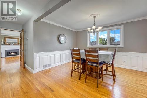 6730 O'Banwell Street, Plympton-Wyoming, ON - Indoor Photo Showing Dining Room With Fireplace