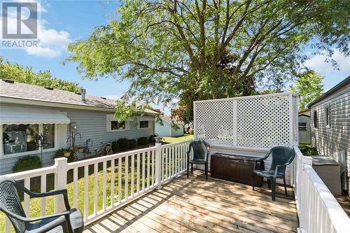 1940 London Line Unit# 129, Sarnia, ON - Outdoor With Deck Patio Veranda With Exterior