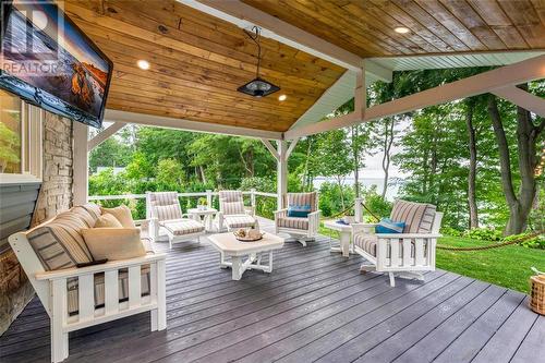 7392 Ivy Lane, Plympton-Wyoming, ON - Outdoor With Deck Patio Veranda With Exterior