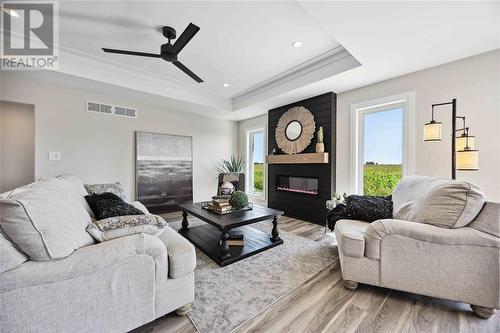 3904 Arie Court, Plympton-Wyoming, ON - Indoor Photo Showing Living Room With Fireplace