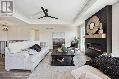 3904 Arie Court, Plympton-Wyoming, ON - Indoor Photo Showing Living Room With Fireplace