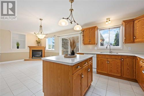 329 Parkside Drive, Petrolia, ON - Indoor Photo Showing Kitchen With Fireplace