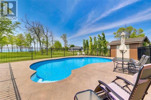 4005 Cullen Drive, Plympton-Wyoming, ON - Outdoor With In Ground Pool With Backyard