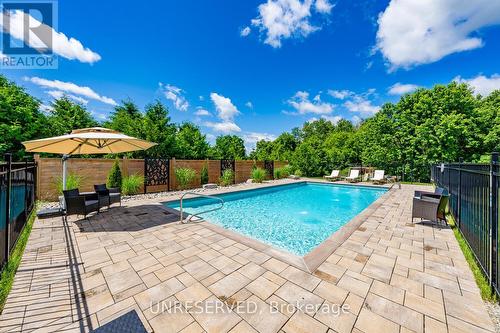 44 Leenders Lane, Erin, ON - Outdoor With In Ground Pool With Deck Patio Veranda With Backyard