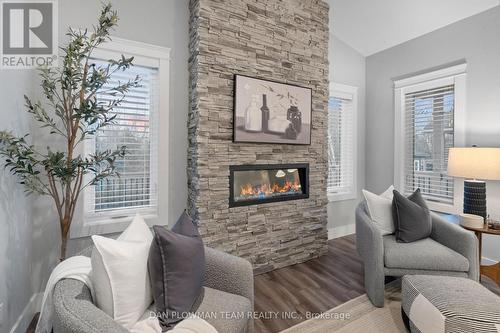 46 Birchmount Street, Quinte West, ON - Indoor Photo Showing Living Room With Fireplace