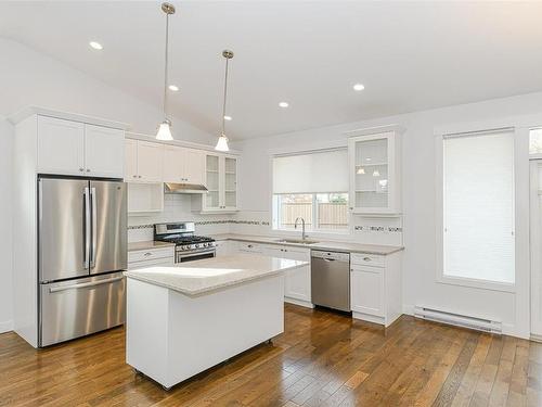 10296 Sparling Pl, Sidney, BC - Indoor Photo Showing Kitchen With Upgraded Kitchen