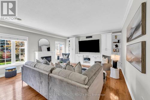 67 Alden Square, Ajax, ON - Indoor Photo Showing Living Room With Fireplace