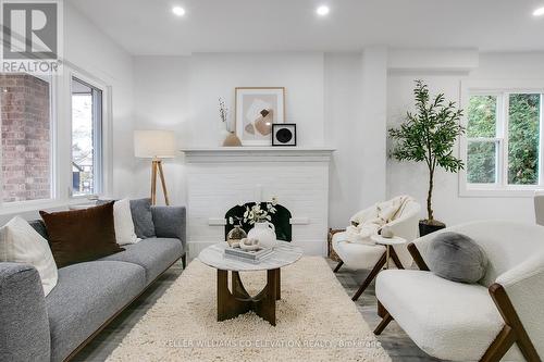 1006 Mount Pleasant Road, Toronto, ON - Indoor Photo Showing Living Room With Fireplace