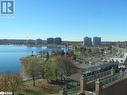 View of water feature - 150 E Dunlop Street E Unit# 605, Barrie, ON 