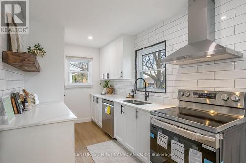 165 Fairhaven Circle, London, ON - Indoor Photo Showing Kitchen With Double Sink