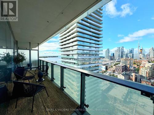 2202 - 390 Cherry Street, Toronto, ON - Outdoor With Balcony With View With Exterior