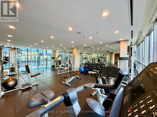 2202 - 390 Cherry Street, Toronto, ON - Indoor Photo Showing Gym Room