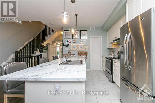 432 Gerry Lalonde Drive, Ottawa, ON - Indoor Photo Showing Kitchen With Double Sink