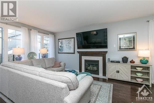 432 Gerry Lalonde Drive, Ottawa, ON - Indoor Photo Showing Living Room With Fireplace