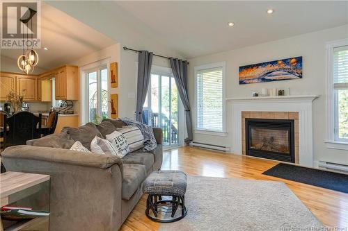 28 Hazelton, Quispamsis, NB - Indoor Photo Showing Living Room With Fireplace