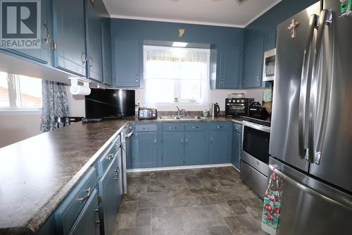 98 High Street, Deer Lake, NL - Indoor Photo Showing Kitchen With Stainless Steel Kitchen With Double Sink