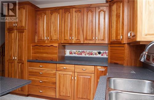 185 Water Street, Woodstock, NB - Indoor Photo Showing Kitchen With Double Sink