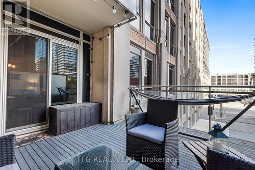 311 - 628 Fleet Street, Toronto (Niagara), ON - Outdoor With Deck Patio Veranda With Exterior