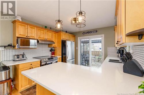 5 Acton Court, Moncton, NB - Indoor Photo Showing Kitchen With Double Sink